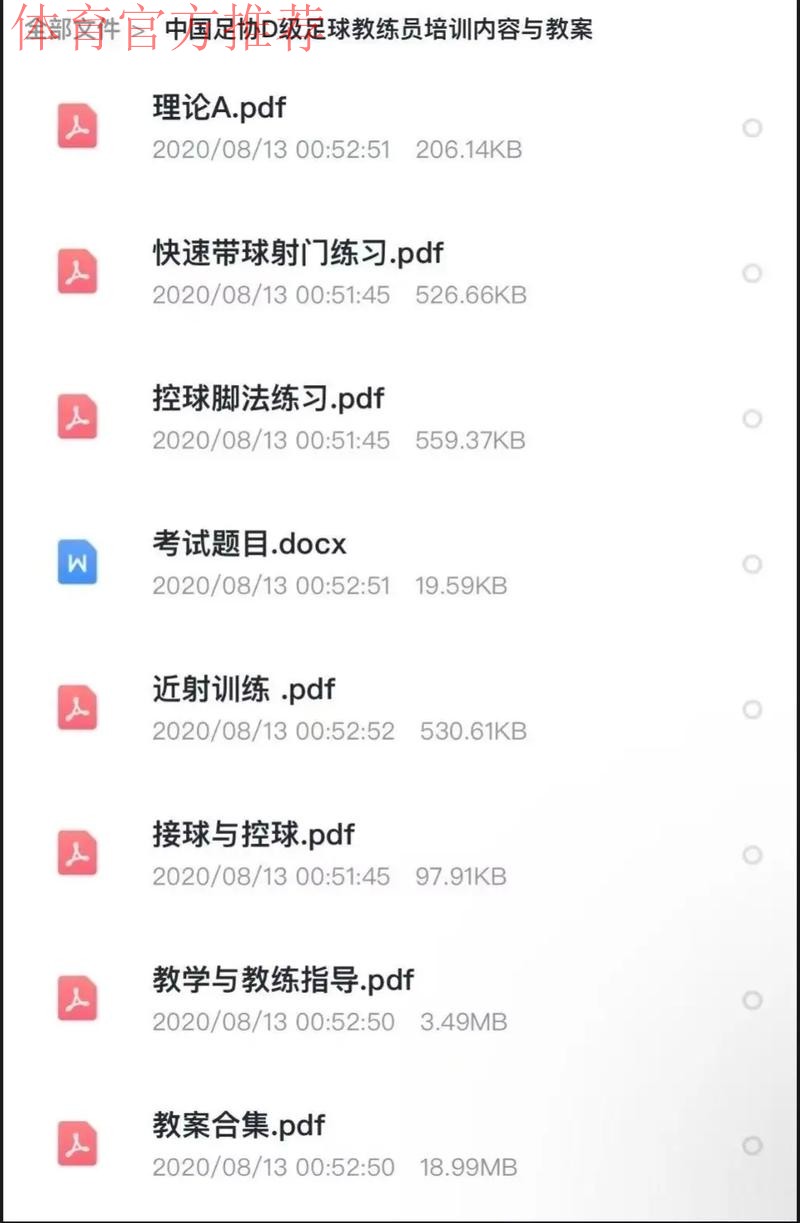 中国足协组织开设精英青训教练员线上培训课程 中国足协组织开设精英青训教练员线上培训课程